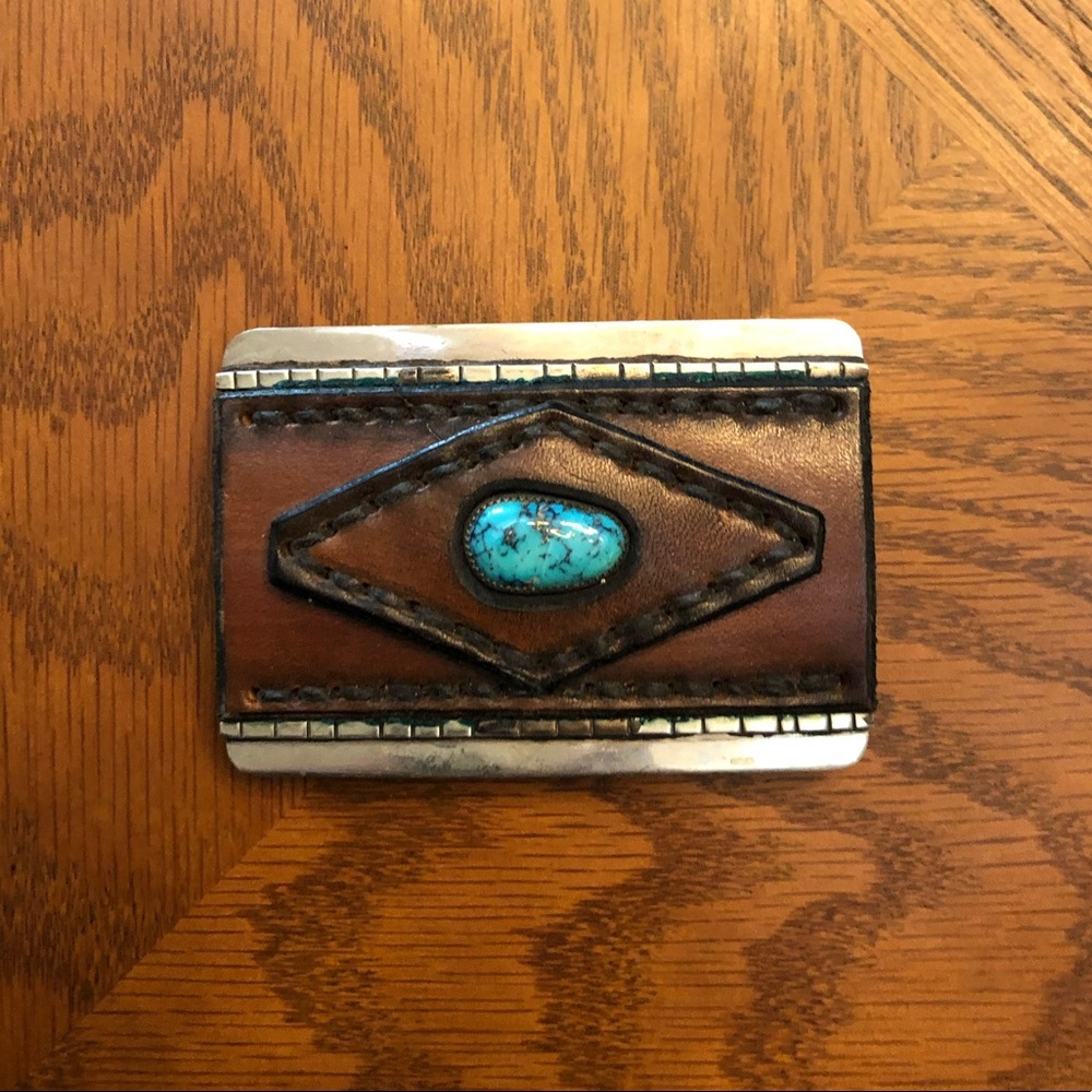Turquoise Belt Buckle